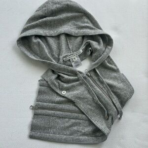 Veronica Beard Cashmere Hoodie Dickey, Grey, Never worn